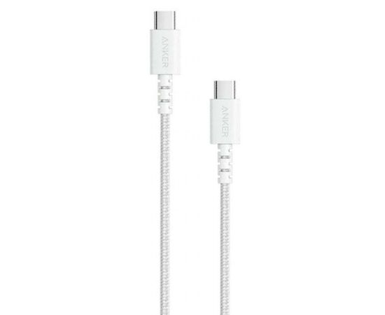 Дата кабель USB Type-C to Type-C 1.8m Powerline Select+ White Anker (A8033H21)