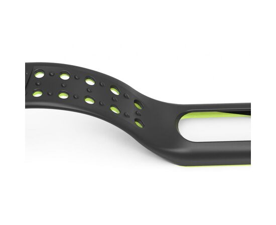 Ремінець до фітнес браслета BeCover Colour Style для Xiaomi Mi Smart Band 5 Black-Green (705156), зображення 4 Ремінець до фітнес браслета BeCover Colour Style для Xiaomi Mi Smart Band 5 Black-Green (705156), зображення 4