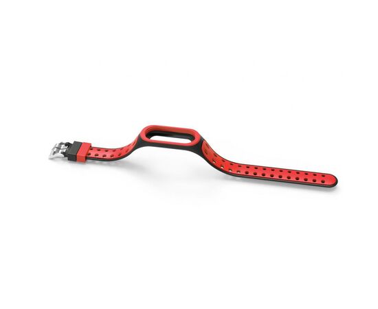 Ремешок для фитнес браслета BeCover Colour Style для Xiaomi Mi Smart Band 5 Black-Red (705157), изображение 3 Ремешок для фитнес браслета BeCover Colour Style для Xiaomi Mi Smart Band 5 Black-Red (705157), изображение 3