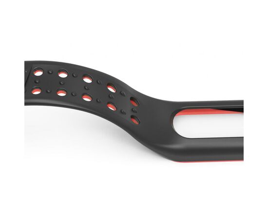 Ремешок для фитнес браслета BeCover Colour Style для Xiaomi Mi Smart Band 5 Black-Red (705157), изображение 4 Ремешок для фитнес браслета BeCover Colour Style для Xiaomi Mi Smart Band 5 Black-Red (705157), изображение 4
