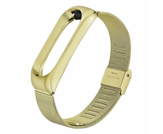 Ремешок для фитнес браслета BeCover Metal для Xiaomi Mi Smart Band 5 Gold (705148)