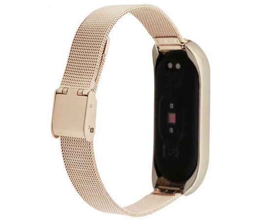 Ремешок для фитнес браслета BeCover Metal для Xiaomi Mi Smart Band 5 Rose Gold (705149), изображение 3 Ремешок для фитнес браслета BeCover Metal для Xiaomi Mi Smart Band 5 Rose Gold (705149), изображение 3