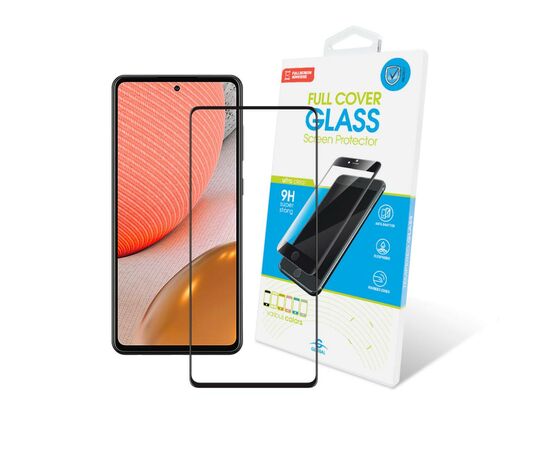 Стекло защитное Global Full Glue Samsung A72 black (1283126510168)