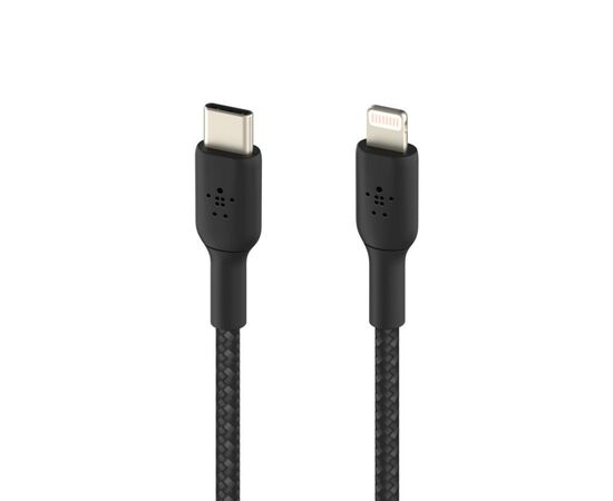 Дата кабель USB Type-C to Lightning 2.0m Belkin (CAA004BT2MBK), изображение 3 Дата кабель USB Type-C to Lightning 2.0m Belkin (CAA004BT2MBK), изображение 3