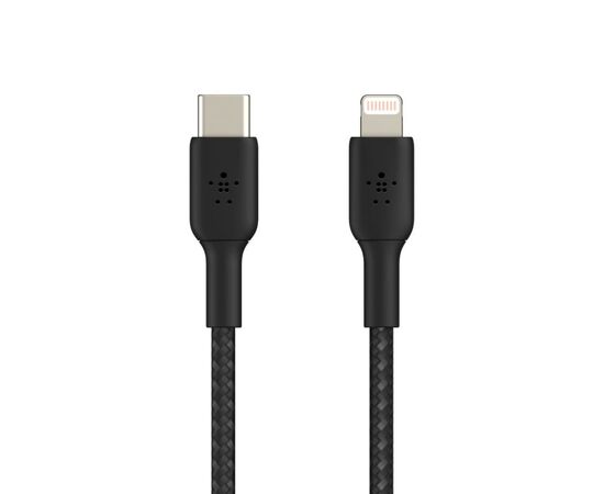 Дата кабель USB Type-C to Lightning 2.0m Belkin (CAA004BT2MBK), изображение 4 Дата кабель USB Type-C to Lightning 2.0m Belkin (CAA004BT2MBK), изображение 4
