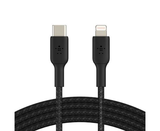 Дата кабель USB Type-C to Lightning 2.0m Belkin (CAA004BT2MBK)