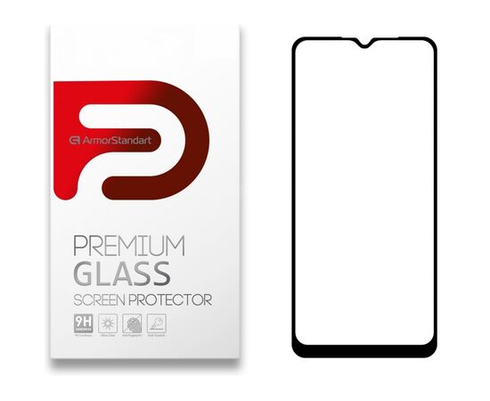 Скло захисне Armorstandart Full Glue HD Samsung A02 (A022) Black (ARM59732)