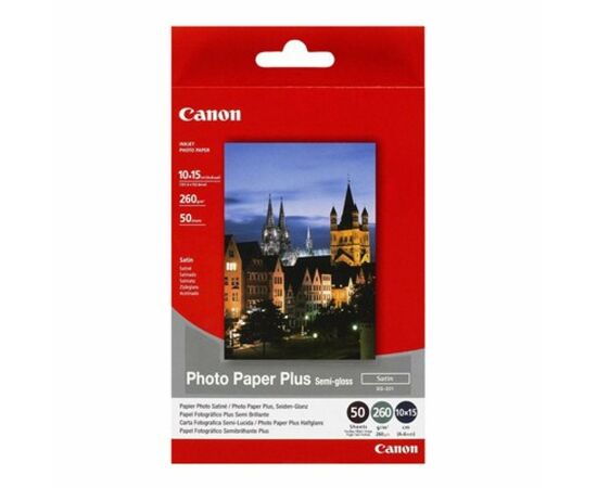Фотопапір Canon 10x15 Photo Paper+ SG-201 (1686B015)