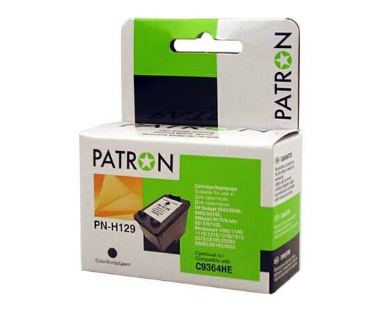 Картридж Patron для HP PN-H129 BLACK (C9364HE) (CI-HP-C9364HE-B-PN)