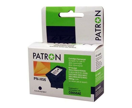 Картридж Patron для HP PN-H56 BLACK (C6656AE) (PN-H56)