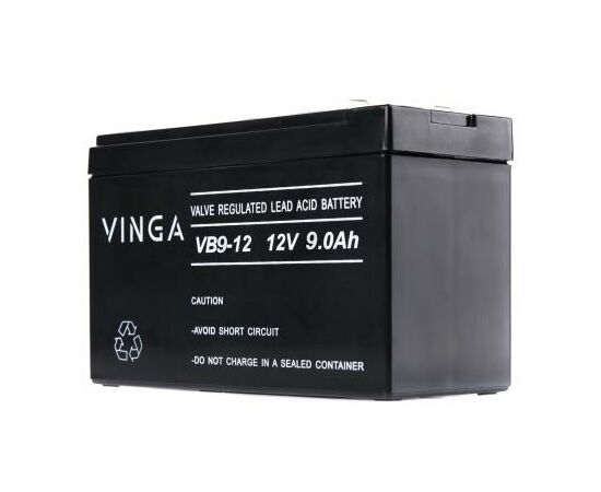Батарея к ИБП Vinga 12В 9 Ач (VB9-12), изображение 4