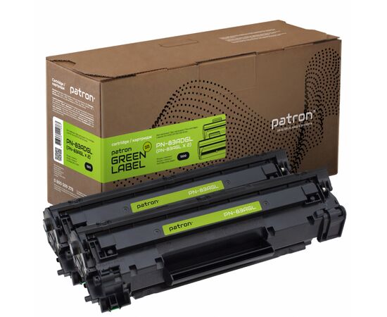 Картридж Patron HP LJ CF283A GREEN Label (DUAL PACK) (PN-83ADGL)