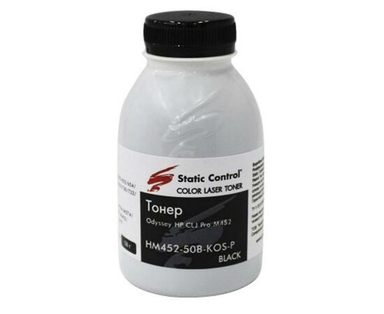 Тонер HP CLJ Pro M452/477, 50г, Black Static Control (HM452-50B-KOS-P)
