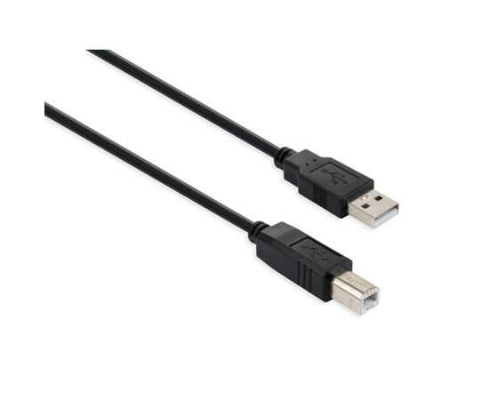 Кабель для принтера USB 2.0 AM/BM 5.0 m Vinga (VCPUSBAMBM5BK)