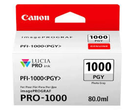 Картридж Canon PFI-1000PGY (Photo Grey) (0553C001)