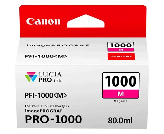 Картридж Canon PFI-1000M (Magenta) (0548C001)