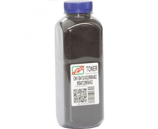 Тонер OKI B412/432/MB462, 210г Black AHK (3202468)