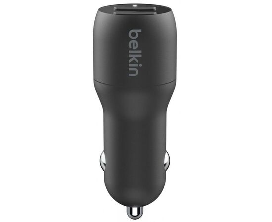 Зарядное устройство Belkin Car Charger 24W Dual USB-A black (CCB001BTBK), изображение 4 Зарядное устройство Belkin Car Charger 24W Dual USB-A black (CCB001BTBK), изображение 4