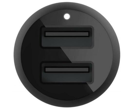Зарядное устройство Belkin Car Charger 24W Dual USB-A black (CCB001BTBK), изображение 5 Зарядное устройство Belkin Car Charger 24W Dual USB-A black (CCB001BTBK), изображение 5