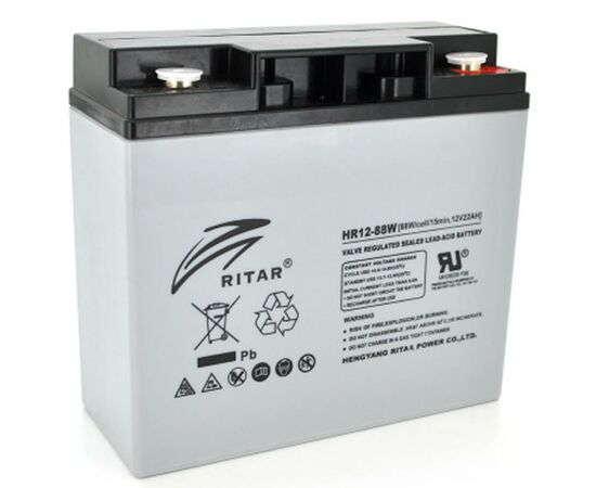 Батарея до ДБЖ Ritar HR1288W, 12V-22.0Ah (HR1288W)