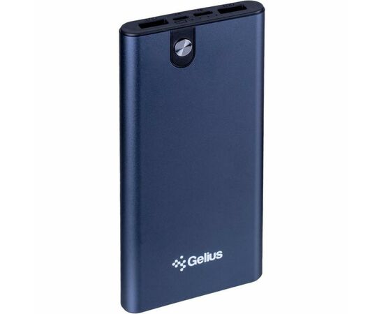 Батарея универсальная Gelius Pro Edge GP-PB10-013 10000mAh Blue (00000078419), изображение 6 Батарея универсальная Gelius Pro Edge GP-PB10-013 10000mAh Blue (00000078419), изображение 6