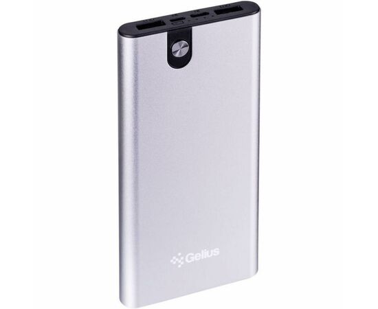 Батарея универсальная Gelius Pro Edge GP-PB10-013 10000mAh Silver (00000078420), изображение 6 Батарея универсальная Gelius Pro Edge GP-PB10-013 10000mAh Silver (00000078420), изображение 6
