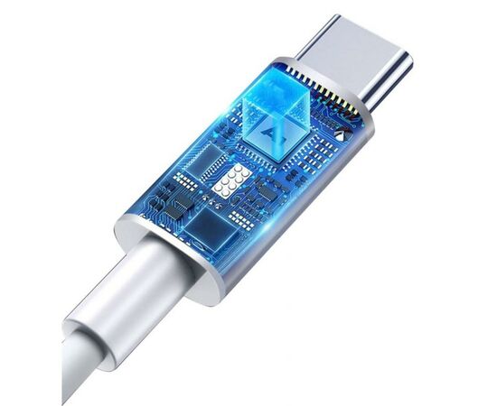 Зарядное устройство T-Phox PD 18W Charger + Type-C-C 60W cable 1m (White) (T-P01(W)+Type-C), изображение 4 Зарядное устройство T-Phox PD 18W Charger + Type-C-C 60W cable 1m (White) (T-P01(W)+Type-C), изображение 4