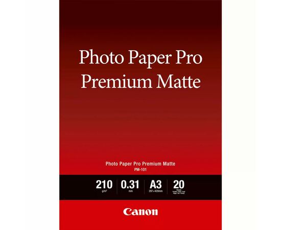 Фотобумага Canon A3 Photo Paper Premium Matte PM-101 20с (8657B006)