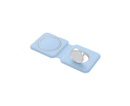 Зарядное устройство ColorWay MagSafe Duo Charger 15W for iPhone (Blue) (CW-CHW32Q-BL), изображение 2 Зарядное устройство ColorWay MagSafe Duo Charger 15W for iPhone (Blue) (CW-CHW32Q-BL), изображение 2