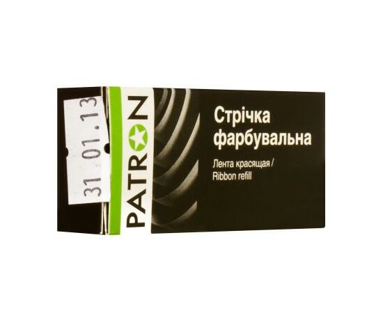 Стрічка до принтерів 13мм х 7м (Л.М.) Patron (RIB-PN-12.7x7-ЛМ-B)