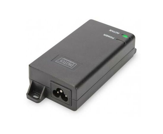 Адаптер PoE Digitus PoE+ 802.3at, 10/100/1000 Mbps, Output max. 48V, 30W (DN-95103-2), изображение 2 Адаптер PoE Digitus PoE+ 802.3at, 10/100/1000 Mbps, Output max. 48V, 30W (DN-95103-2), изображение 2