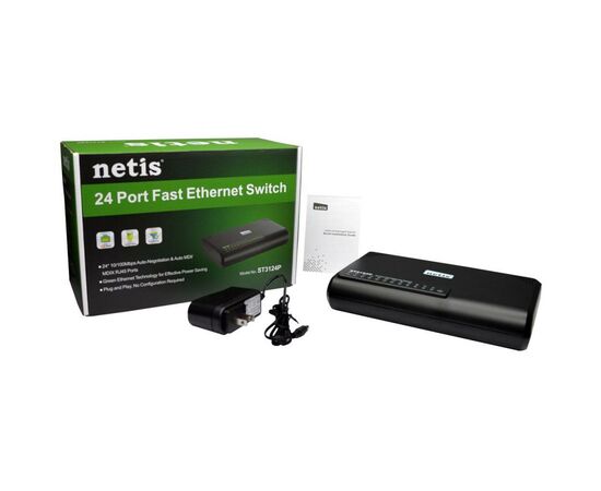 Коммутатор сетевой Netis ST3124P, изображение 4 Коммутатор сетевой Netis ST3124P, изображение 4
