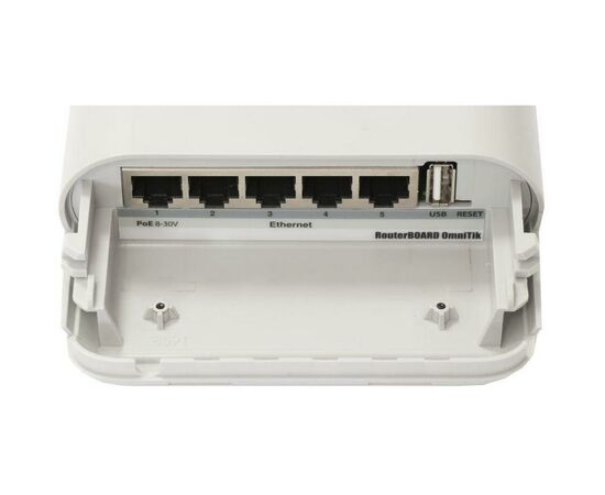 Точка доступу Wi-Fi Mikrotik RBOmniTikU-5HnD, зображення 3 Точка доступу Wi-Fi Mikrotik RBOmniTikU-5HnD, зображення 3