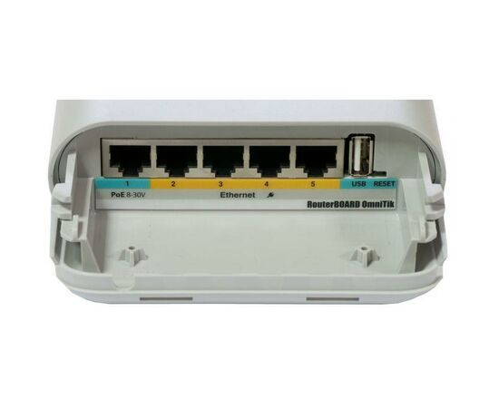 Точка доступу Wi-Fi Mikrotik RBOmniTikUPA-5HnD, зображення 2 Точка доступу Wi-Fi Mikrotik RBOmniTikUPA-5HnD, зображення 2