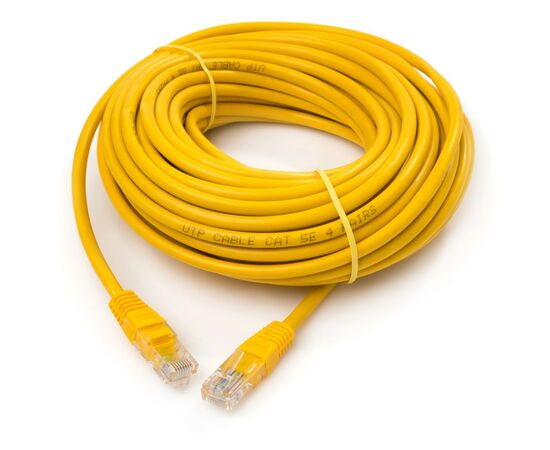 Патч-корд Vinga UTPCat5e 15 m CCA (VCPPCCCS15Y), зображення 3 Патч-корд Vinga UTPCat5e 15 m CCA (VCPPCCCS15Y), зображення 3