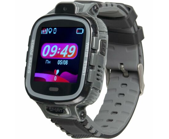 Смарт-часы Gelius Pro GP-PK001 (PRO KID) Black/Silver Kids watch, GPS tracker (ProGP-PK001(PROKID)Black/Silver)