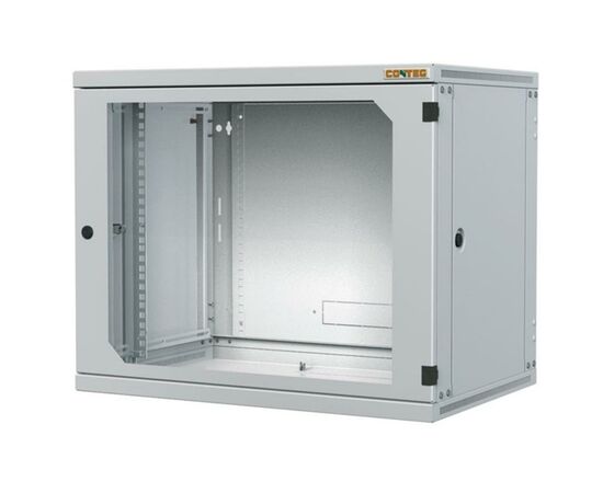 Шкаф настенный Conteg 18U 19" 600x600мм RAL7035 (RUN-18-60/60)