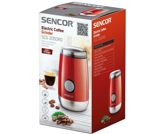 Кофемолка Sencor SCG 2050 RD (SCG2050RD), изображение 5 Кофемолка Sencor SCG 2050 RD (SCG2050RD), изображение 5