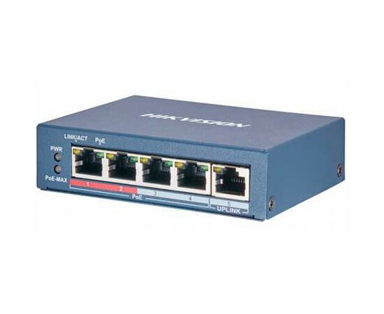 Коммутатор сетевой Hikvision DS-3E0105P-E/M(B), изображение 3 Коммутатор сетевой Hikvision DS-3E0105P-E/M(B), изображение 3