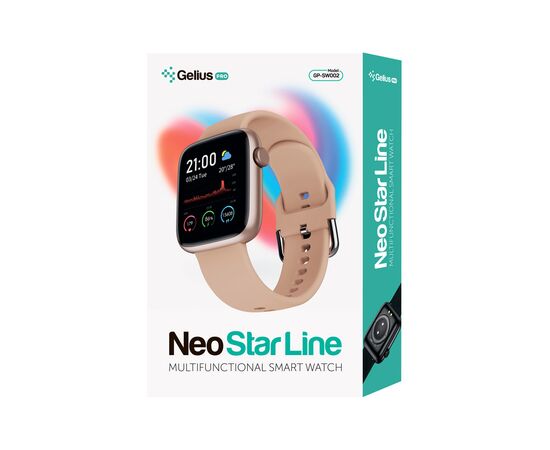 Смарт-часы Gelius Pro GP-SW002 (Neo Star Line) Gold, изображение 8 Смарт-часы Gelius Pro GP-SW002 (Neo Star Line) Gold, изображение 8