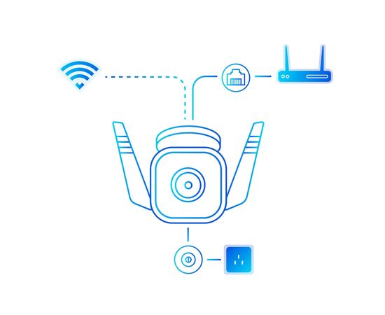 Камера видеонаблюдения TP-Link TAPO-C310, изображение 4 Камера видеонаблюдения TP-Link TAPO-C310, изображение 4