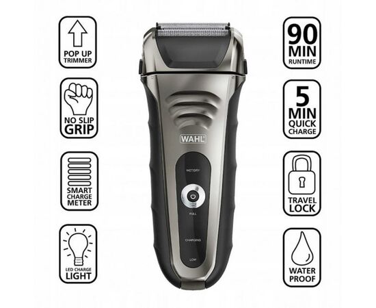 Электробритва Wahl Aqua Shave 07061-916, изображение 3 Электробритва Wahl Aqua Shave 07061-916, изображение 3