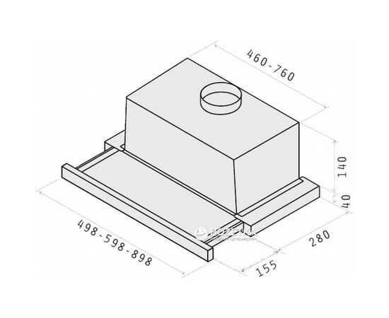 Вытяжка кухонная Elica ELITE 14 LUX GRVT WH/A/60 (ELITE14LUXGRVTWH/A/60), изображение 4 Вытяжка кухонная Elica ELITE 14 LUX GRVT WH/A/60 (ELITE14LUXGRVTWH/A/60), изображение 4