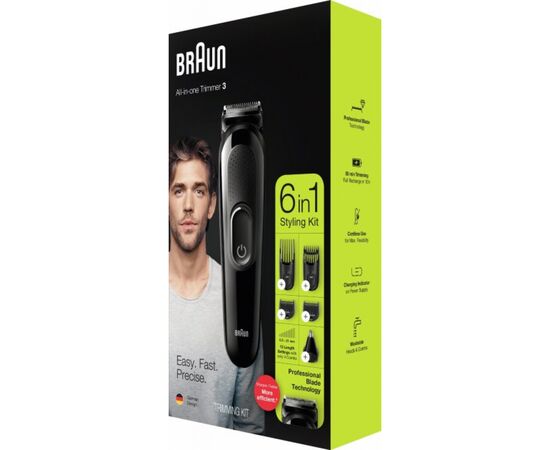 Триммер Braun MGK3220, изображение 3 Триммер Braun MGK3220, изображение 3