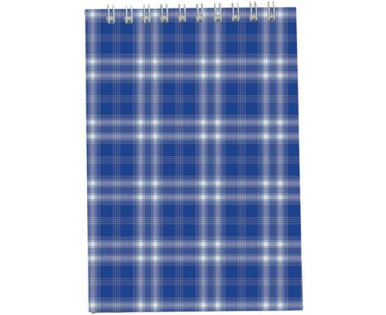 Блокнот Buromax spiral top, А6, 48sheets, square, blue (BM.2480-02)