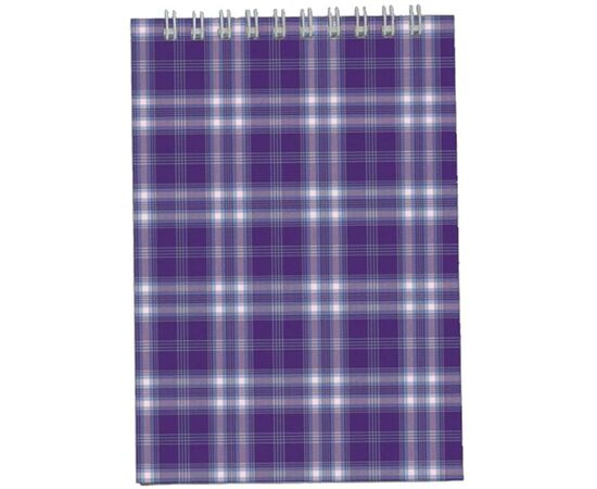 Блокнот Buromax spiral top, А6, 48sheets, square, violet (BM.2480-07)