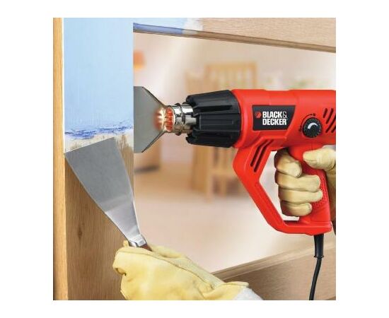 Строительный фен Black&Decker KX2001K-XK (KX2001K), изображение 3 Строительный фен Black&Decker KX2001K-XK (KX2001K), изображение 3