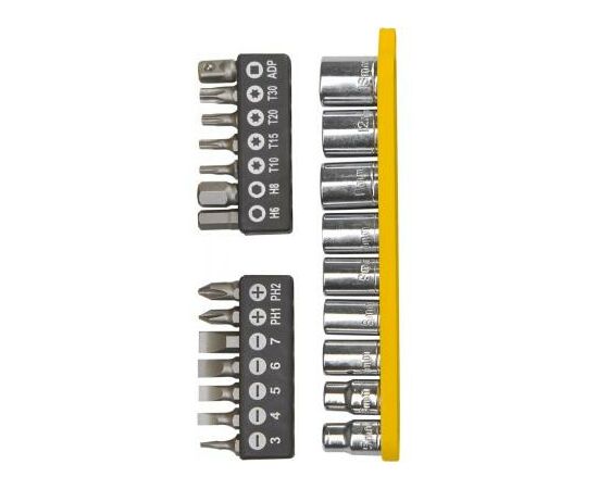 Отвертка Topex насадок с держателем Cr-V (39D522), изображение 2 Отвертка Topex насадок с держателем Cr-V (39D522), изображение 2