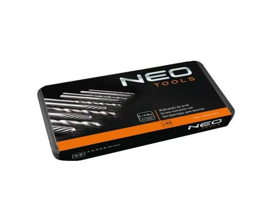 Экстрактор Neo Tools для сломанных винтов 10 шт. (09-609), изображение 2 Экстрактор Neo Tools для сломанных винтов 10 шт. (09-609), изображение 2