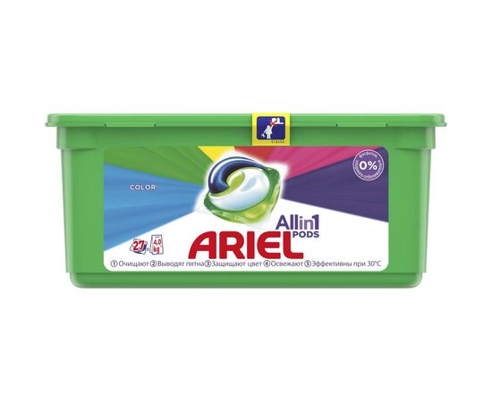 Капсули для прання Ariel Pods Все-в-1 Color 27 шт. (8001090456151)